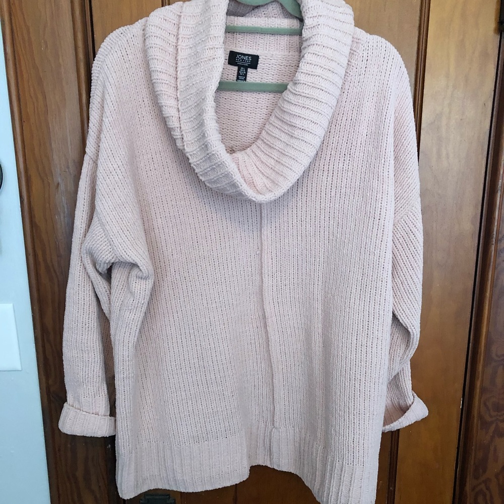 Pink Cowlneck Sweater
